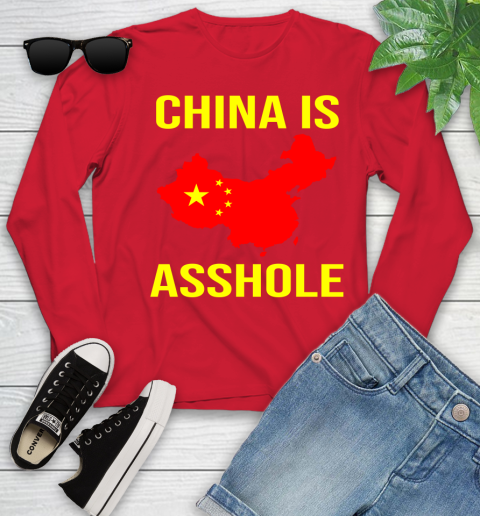 China is asshole shirt 132