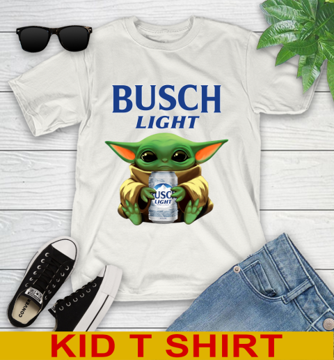 Star Wars Baby Yoda Hugs Busch Light Beer Shirt 101