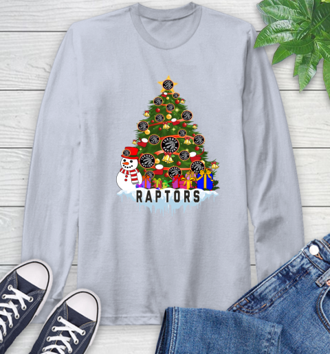 Toronto Raptors Merry Christmas NBA Basketball Sports Long Sleeve T-Shirt 6