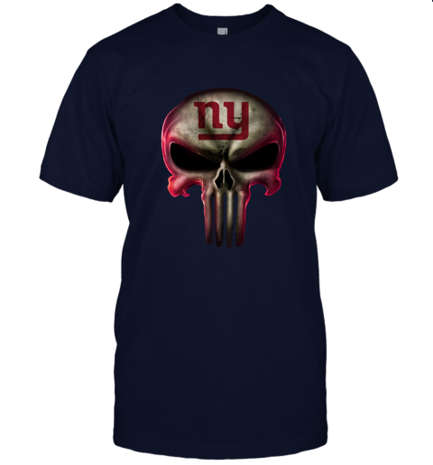 New York Giants The Punisher Mashup Football Unisex Jersey Tee