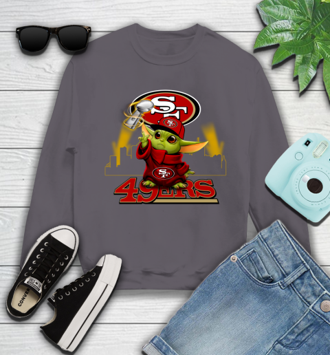 Super Bowl Baby Yoda Loves The San Francisco 49ers Star Wars NFL Shirts 109