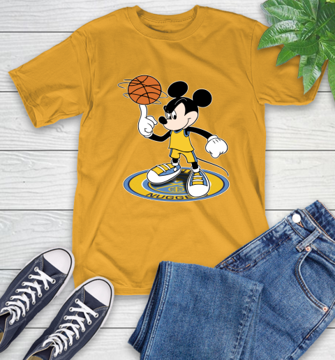 NBA Basketball Denver Nuggets Cheerful Mickey Disney Shirt T-Shirt 3