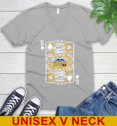 Denver Nuggets NBA Basketball The King Of Spades Death Cards Shirt V-Neck T-Shirt 3