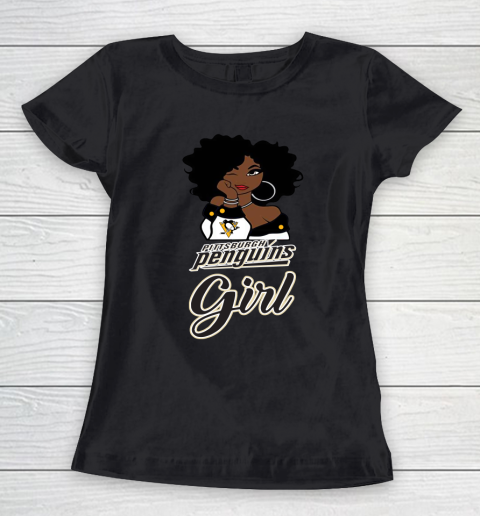 Pittsburgh Penguins Girl NHL Women's T-Shirt 2