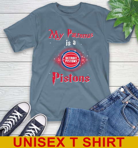 NBA Basketball Harry Potter My Patronus Is A Detroit Pistons T-Shirt 8