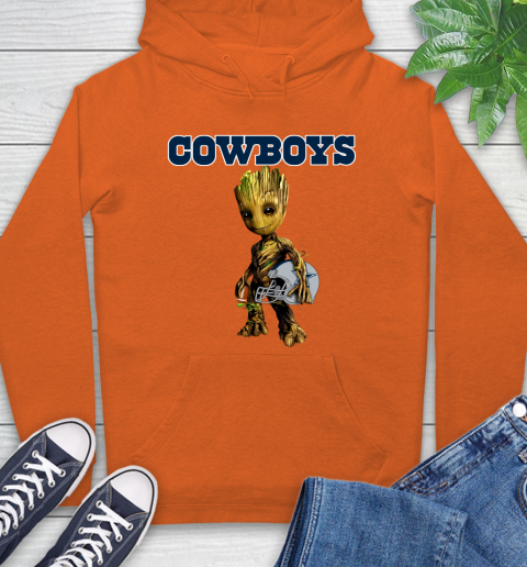 Dallas Cowboys NFL Football Groot Marvel Guardians Of The Galaxy Hoodie 5