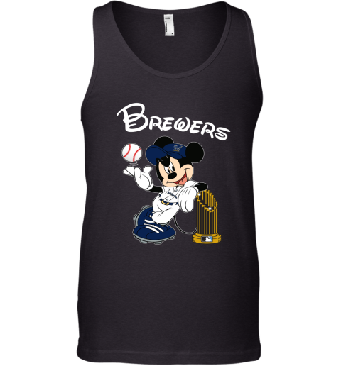 Milwaukee Brewers Mickey Taking The Trophy MLB 2019 Tank Top