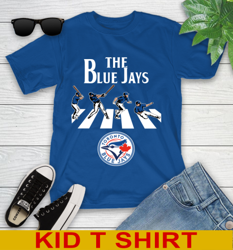 MLB Baseball Toronto Blue Jays The Beatles Rock Band Shirt Youth T-Shirt 10