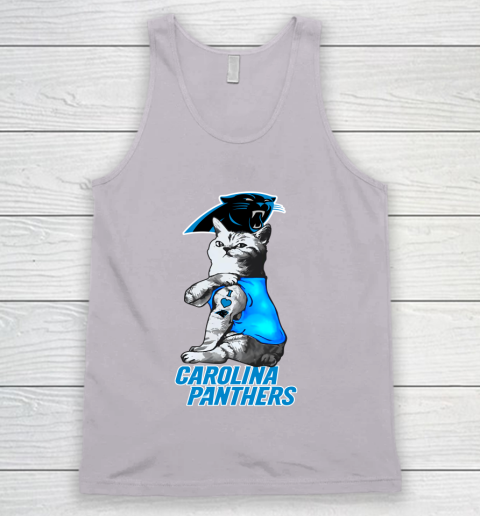 NFL Football My Cat Loves Carolina Panthers Tank Top 3