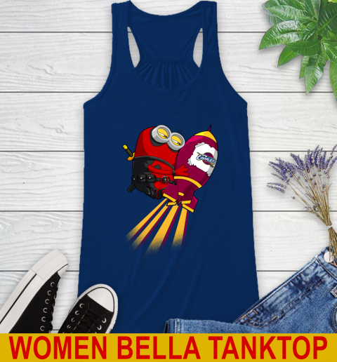 NBA Basketball Cleveland Cavaliers Deadpool Minion Marvel Shirt Racerback Tank 7