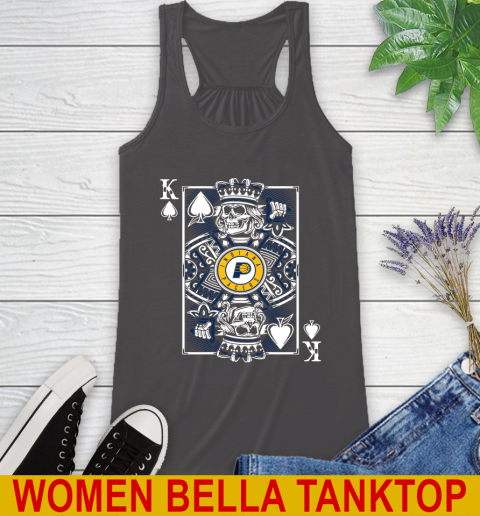 Indiana Pacers NBA Basketball The King Of Spades Death Cards Shirt Racerback Tank 10