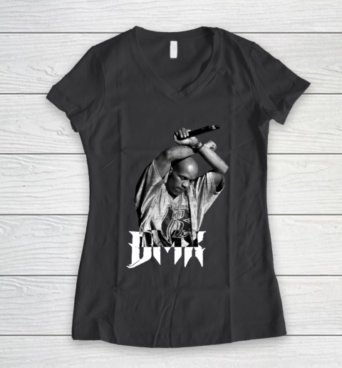 DMX vintage rap Women's V-Neck T-Shirt 6