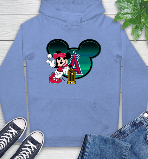 MLB Los Angeles Angels The Commissioner's Trophy Mickey Mouse Disney Hoodie 11