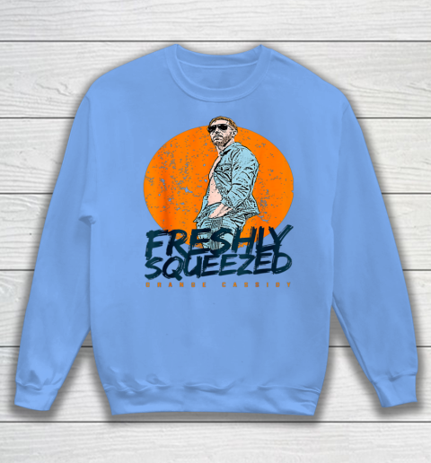 Wrestling Freshly Squeezed Orange Cassidy AEW Wrestler Sweatshirt 7