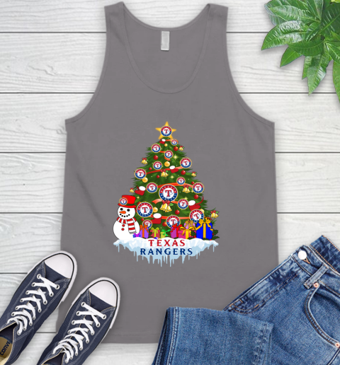 Texas Rangers Merry Christmas MLB Baseball Sports Tank Top 7