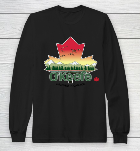 Beer Lover Funny Shirt O'Keefe Brewery  Brewed in Canada Long Sleeve T-Shirt