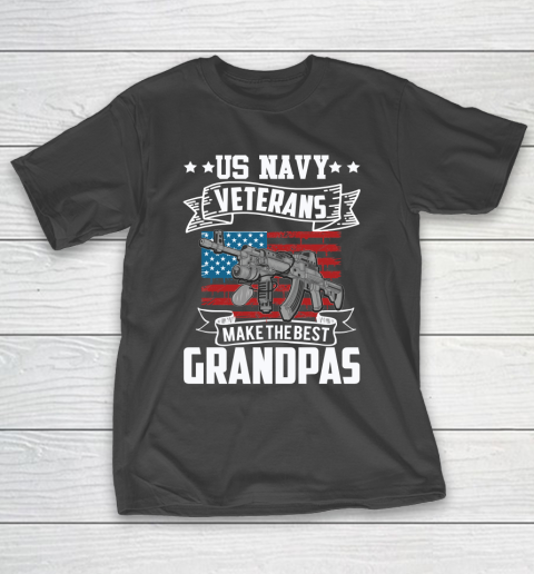 Veteran Shirt Us Navy Veterans Make the Best Grandpas T-Shirt