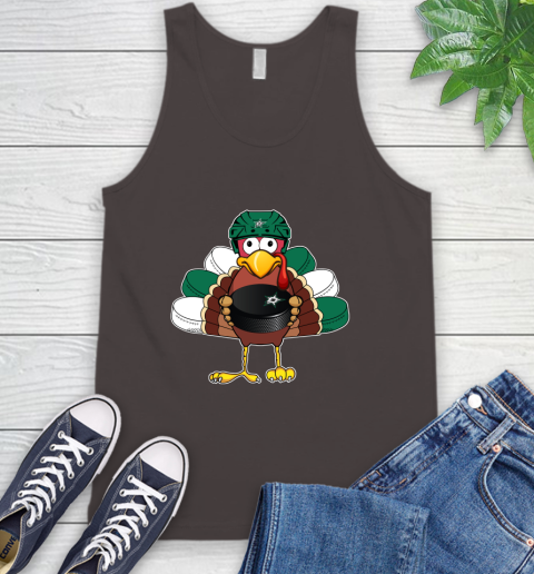 Dallas Stars Turkey Thanksgiving Day Tank Top 7