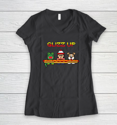 Sir Yacht Glizz Up Women's V-Neck T-Shirt 4