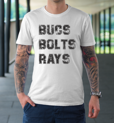 Bucs Bolts Rays T-Shirt | Tee For Sports