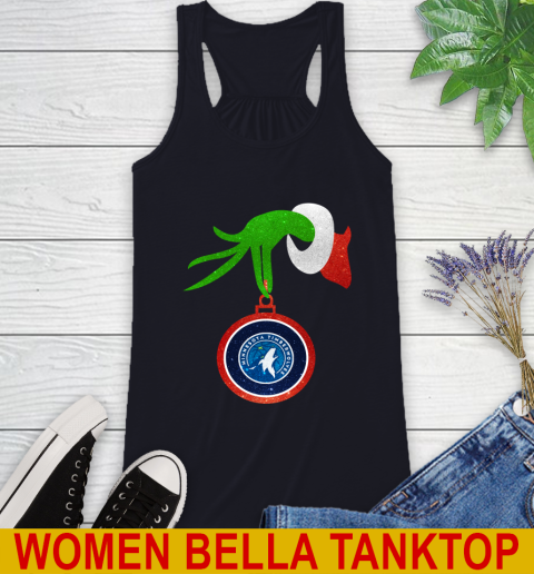 Minnesota Timberwolves Grinch Merry Christmas NBA Basketball Racerback Tank 10