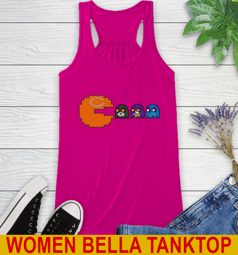 Chicago Bears NFL Football Pac Man Champion Racerback Tank 8