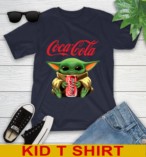 Star Wars Baby Yoda Hugs Coca Cola Soft Drink Shirt 103