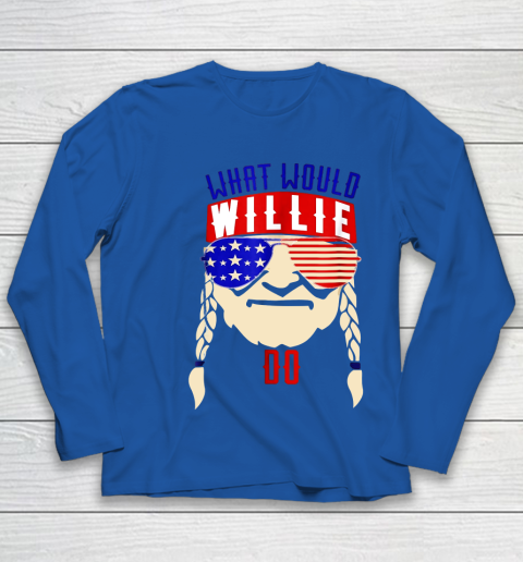Willie Nelson shirt What would Willie do Youth Long Sleeve 7