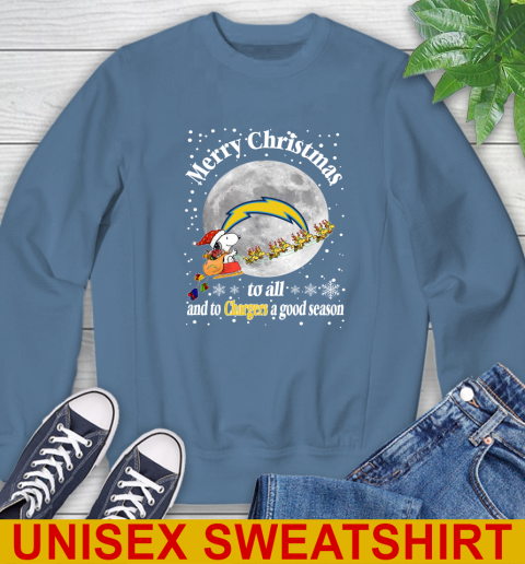 Los Angeles Chargers Merry Christmas To All And To Chargers A Good Season NFL Football Sports Sweatshirt 10
