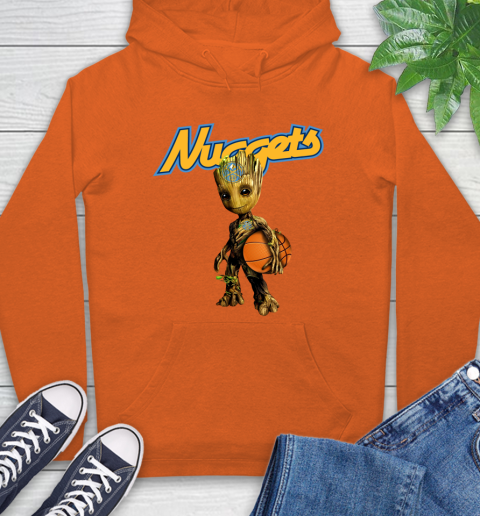 Denver Nuggets NBA Basketball Groot Marvel Guardians Of The Galaxy Hoodie 5