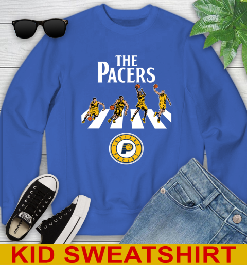 NBA Basketball Indiana Pacers The Beatles Rock Band Shirt Youth Sweatshirt 6