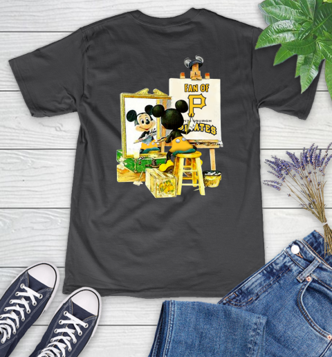 MLB Baseball Pittsburgh Pirates Mickey Drawing Shirt 77