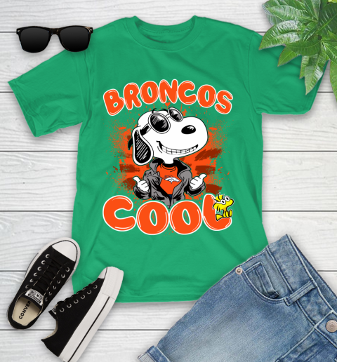 NFL Football Denver Broncos Cool Snoopy Shirt Youth T-Shirt 7