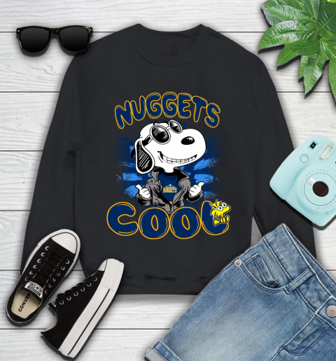 NBA Basketball Denver Nuggets Cool Snoopy Shirt Youth Sweatshirt