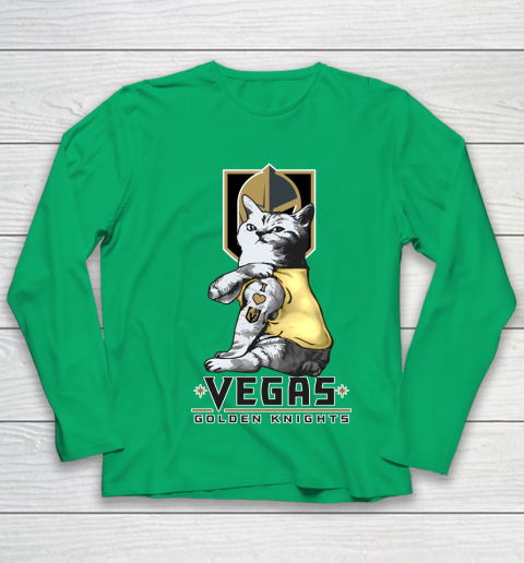 NHL My Cat Loves Vegas Golden Knights Hockey Youth Long Sleeve 4