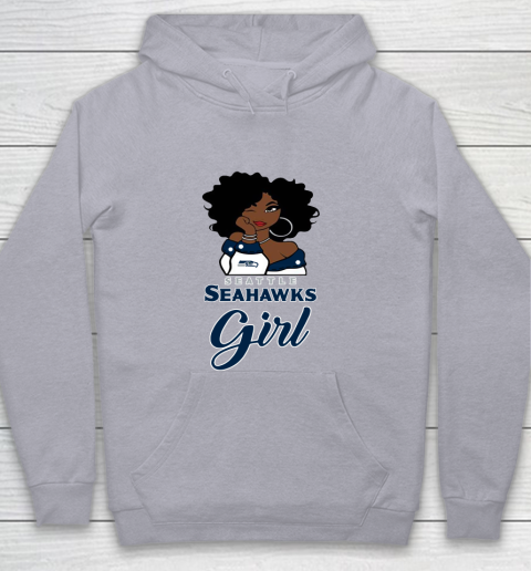 Seattle Seahawks Girl NFL Youth Hoodie 5
