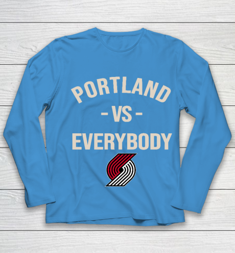 Portland Trail Blazers Vs Everybody Youth Long Sleeve 5