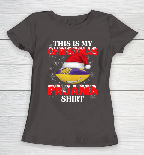 Minnesota Vikings This Is My Christmas Pajama Shirt NFL Women's T-Shirt 7