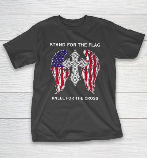 David Dorn Stand for the Flag kneel for the Cross T-Shirt