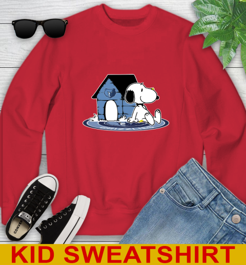 NBA Basketball Memphis Grizzlies Snoopy The Peanuts Movie Shirt Youth Sweatshirt 8
