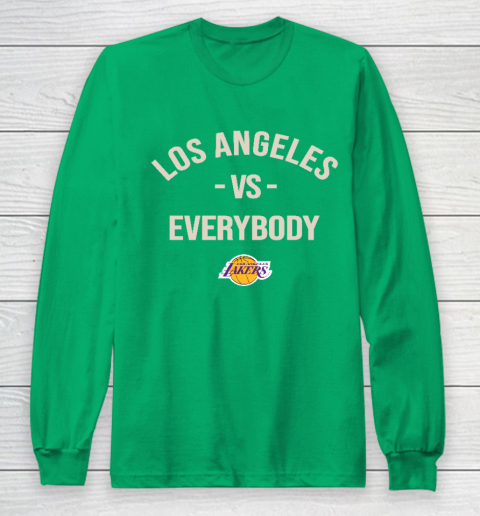 Los Angeles Lakers Vs Everybody Long Sleeve T-Shirt 4