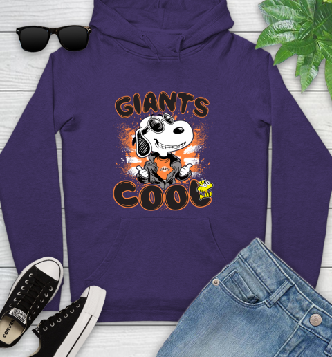 MLB Baseball San Francisco Giants Cool Snoopy Shirt Youth Hoodie 5