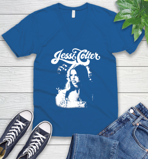 Jessi Colter V-Neck T-Shirt 5