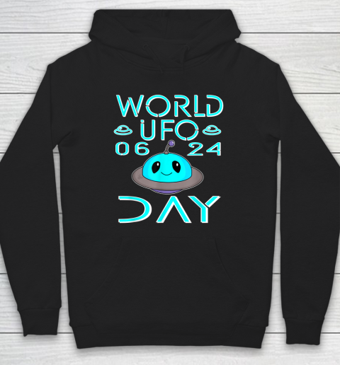Mens World UFO Day 06 24 Hoodie
