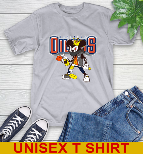 Edmonton Oilers NHL Hockey Mickey Peace Sign Sports T-Shirt 6