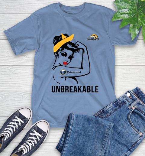 NHL Buffalo Sabres Girl Unbreakable Hockey Sports T-Shirt 11