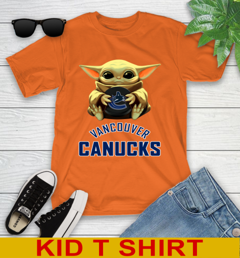 NHL Hockey Vancouver Canucks Star Wars Baby Yoda Shirt 107