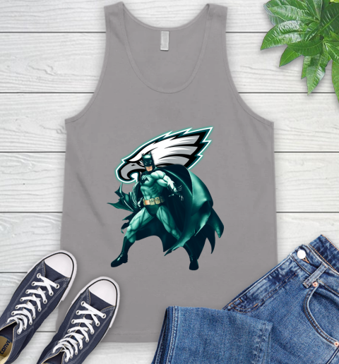 NFL Batman Football Sports Philadelphia Eagles Tank Top 4