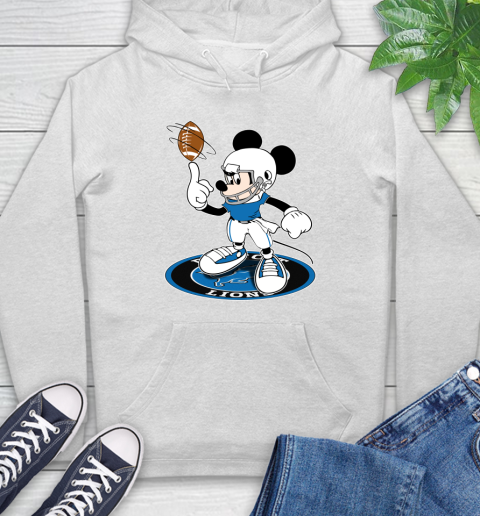 NFL Football Detroit Lions Cheerful Mickey Disney Shirt Hoodie 2