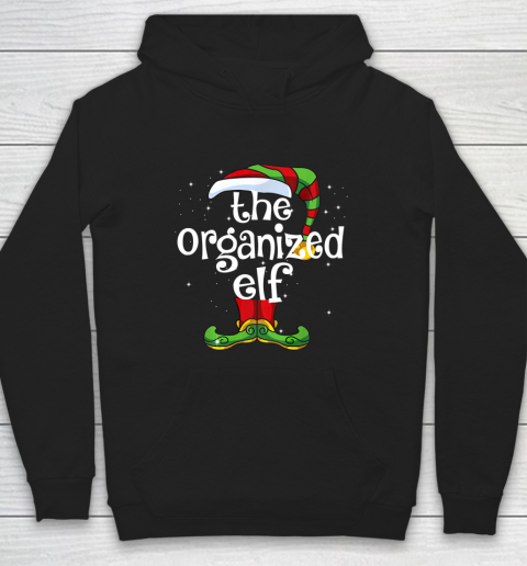 Organized Elf Family Matching Christmas Group Gift Pajama Hoodie